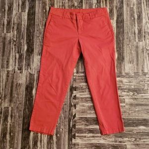 Kut From the Kloth Coral Crop pants EUC Size 6